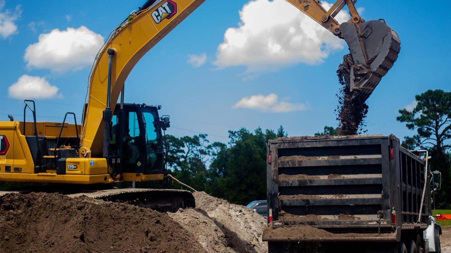 Forestry Mulching equipment working in Volusia County, Florida